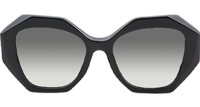 SPR16W-F Sunglasses Black Silver Gradient Gray