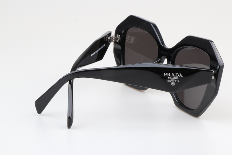 SPR16W-F Sunglasses Black Silver Gray