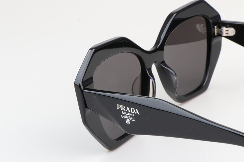 SPR16W-F Sunglasses Black Silver Gray