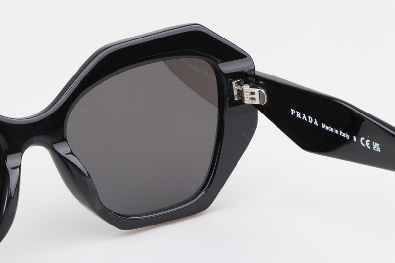 SPR16W-F Sunglasses Black Silver Gray