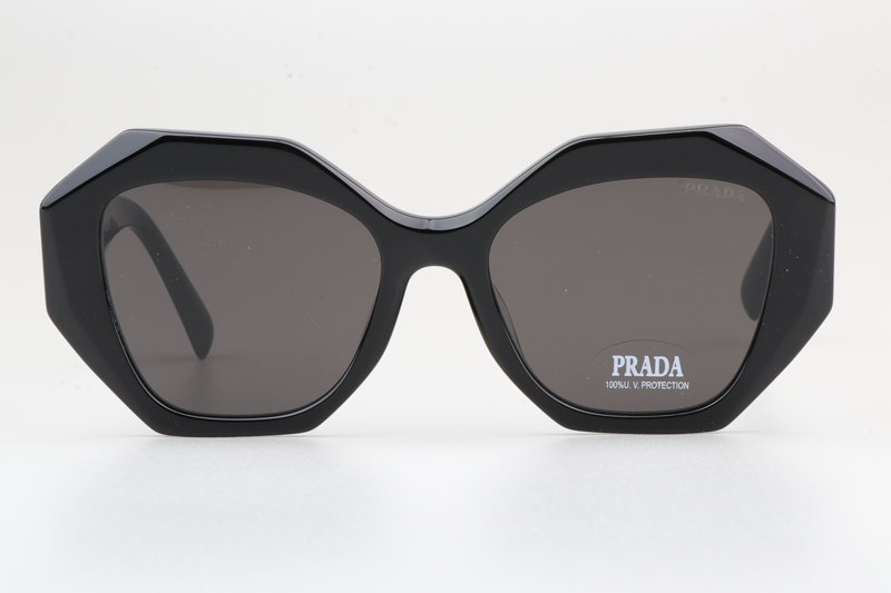 SPR16W-F Sunglasses Black Silver Gray