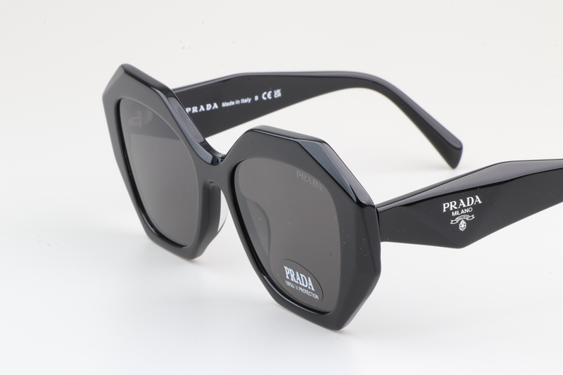 SPR16W-F Sunglasses Black Silver Gray