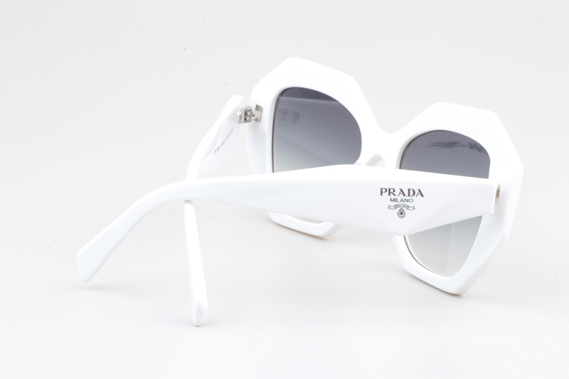 SPR16W-F Sunglasses White Gradient Gray