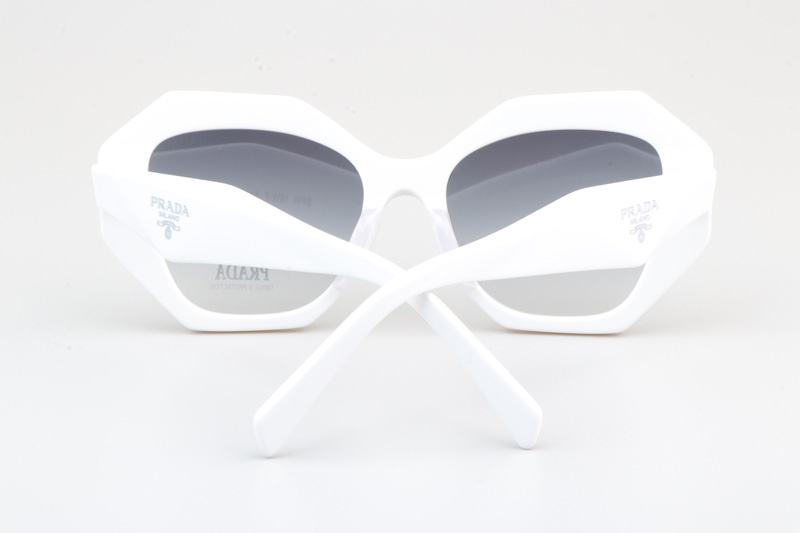 SPR16W-F Sunglasses White Gradient Gray