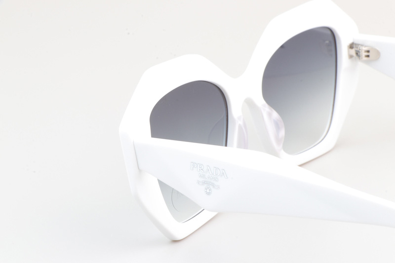 SPR16W-F Sunglasses White Gradient Gray