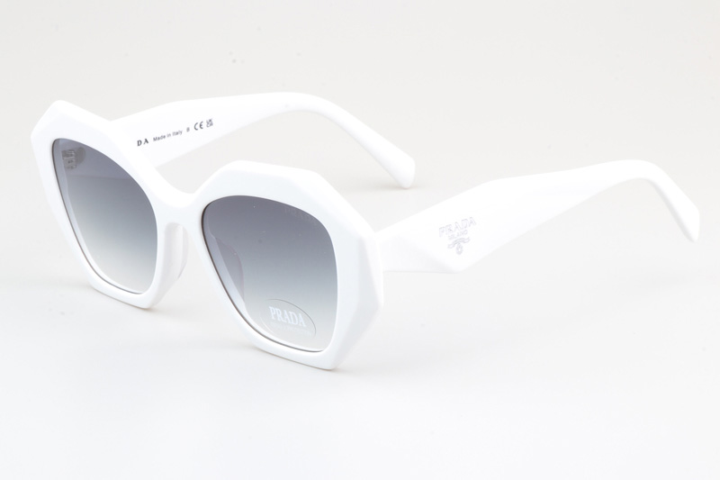 SPR16W-F Sunglasses White Gradient Gray