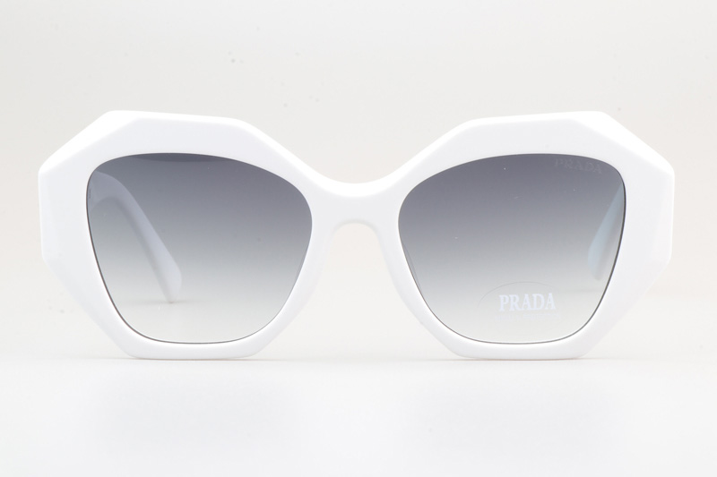 SPR16W-F Sunglasses White Gradient Gray