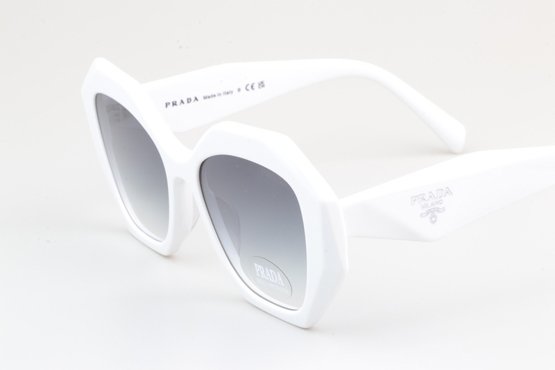 SPR16W-F Sunglasses White Gradient Gray