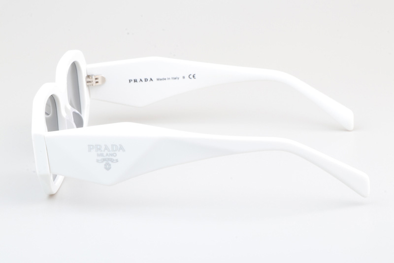 SPR17W-F Sunglasses White Silver