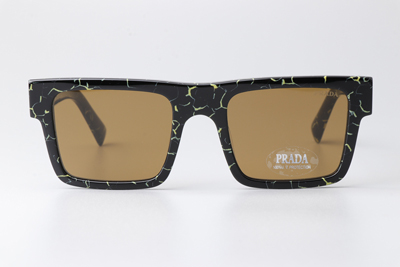 SPR19W-F Sunglasses Black Green Brown