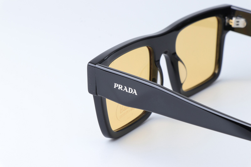 SPR19W-F Sunglasses Black Yellow