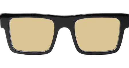 SPR19W-F Sunglasses Black Yellow