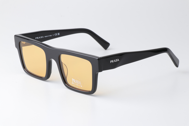 SPR19W-F Sunglasses Black Yellow