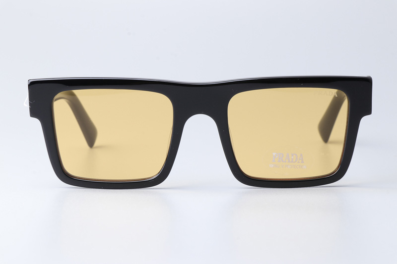 SPR19W-F Sunglasses Black Yellow