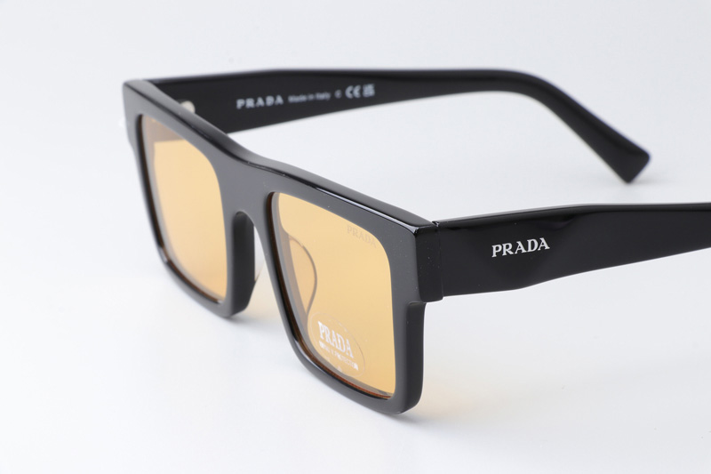 SPR19W-F Sunglasses Black Yellow