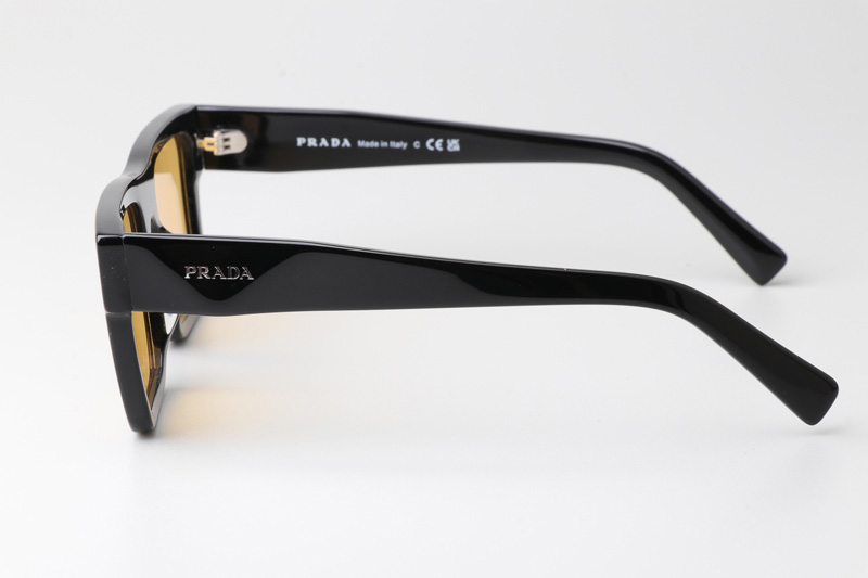 SPR19W-F Sunglasses Black Yellow