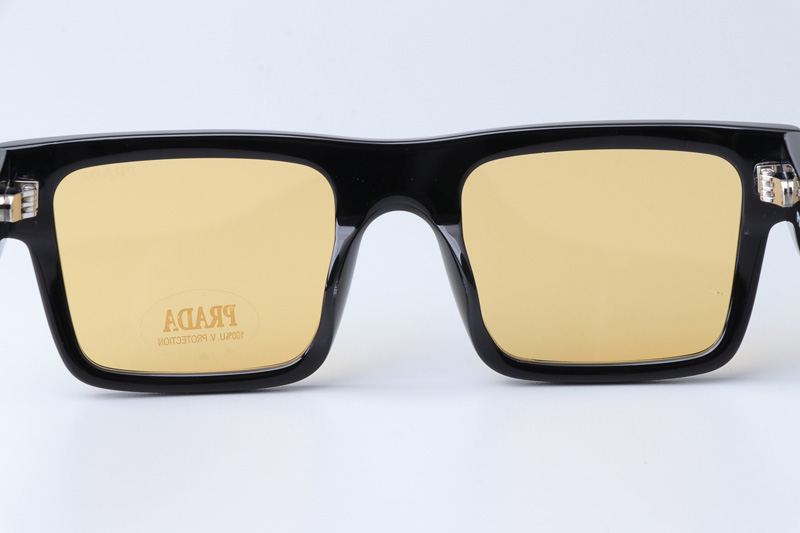 SPR19W-F Sunglasses Black Yellow