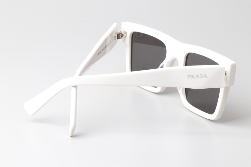 SPR19W-F Sunglasses White Gray