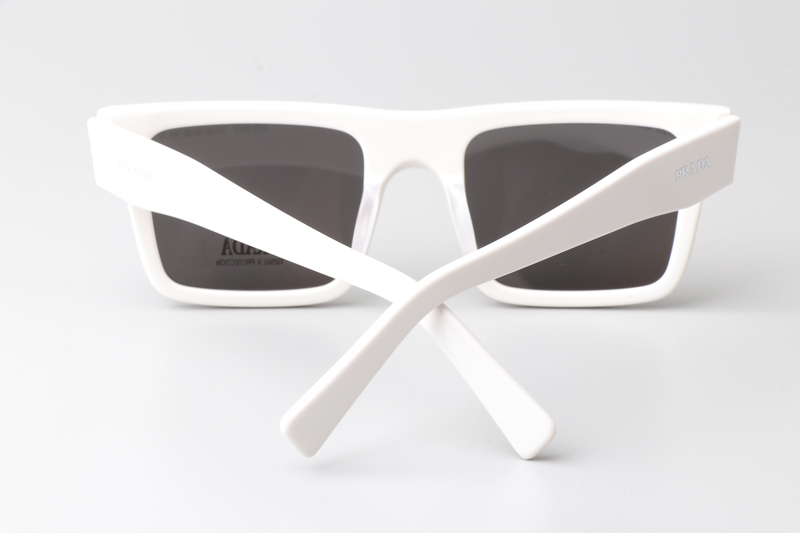 SPR19W-F Sunglasses White Gray