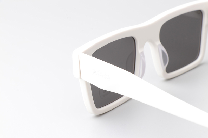 SPR19W-F Sunglasses White Gray