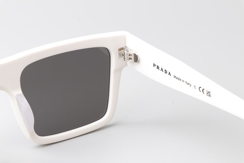 SPR19W-F Sunglasses White Gray