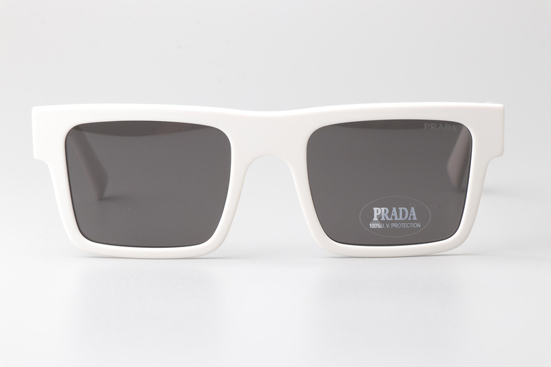 SPR19W-F Sunglasses White Gray