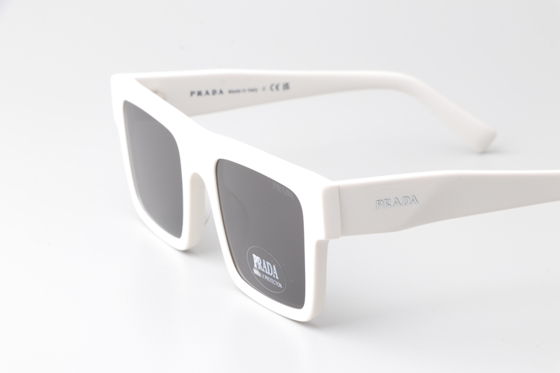 SPR19W-F Sunglasses White Gray