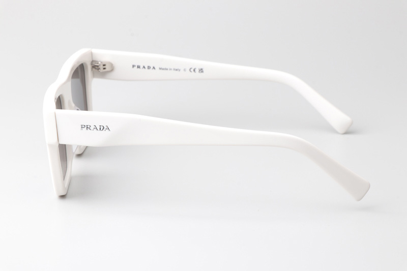 SPR19W-F Sunglasses White Gray