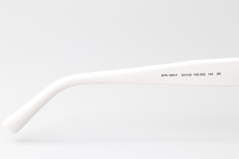 SPR19W-F Sunglasses White Gray