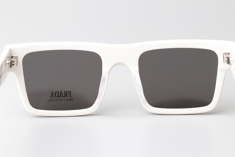 SPR19W-F Sunglasses White Gray