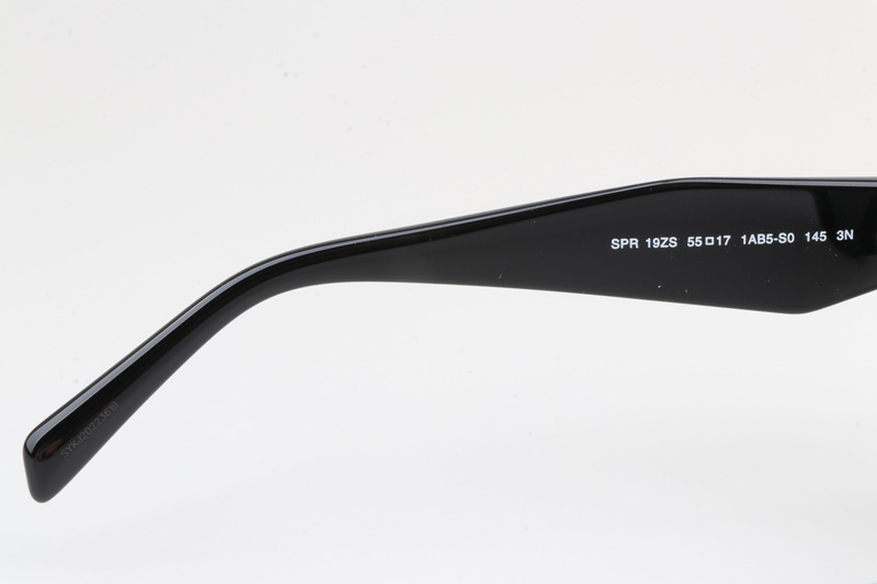 SPR19ZS Sunglasses Black Gray