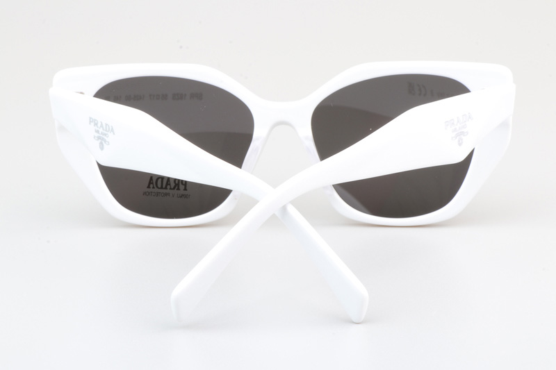 SPR19ZS Sunglasses White Gray