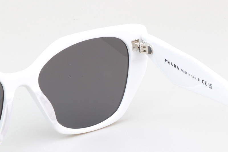 SPR19ZS Sunglasses White Gray