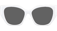 SPR19ZS Sunglasses White Gray