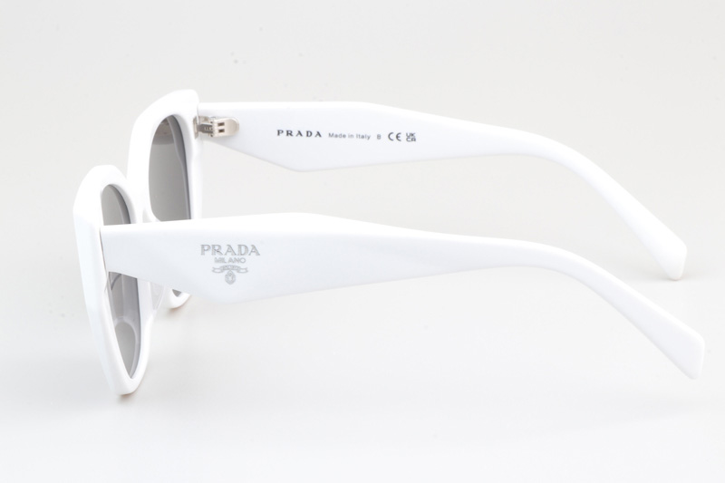 SPR19ZS Sunglasses White Gray