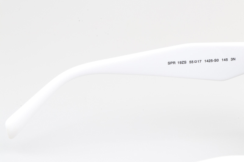 SPR19ZS Sunglasses White Gray