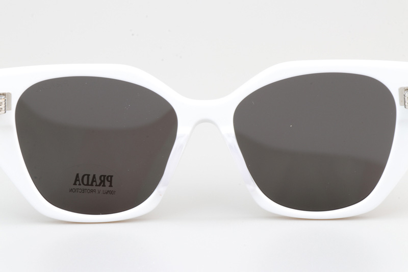 SPR19ZS Sunglasses White Gray