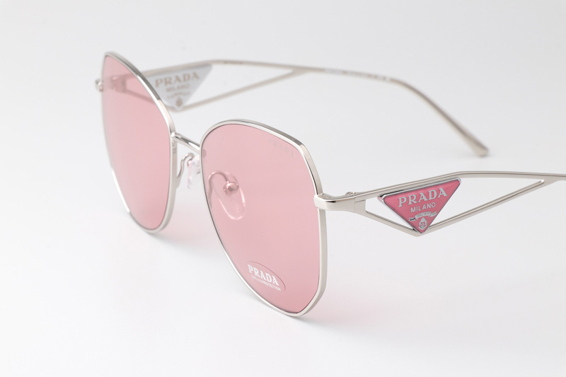 SPR57Y Sunglasses Silver Pink