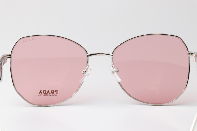 SPR57Y Sunglasses Silver Pink