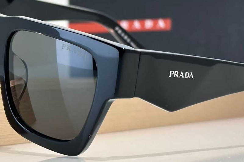 SPRA06S Sunglasses Black Gray