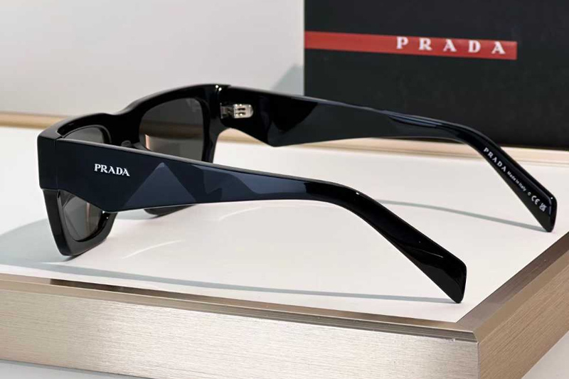 SPRA06S Sunglasses Black Gray