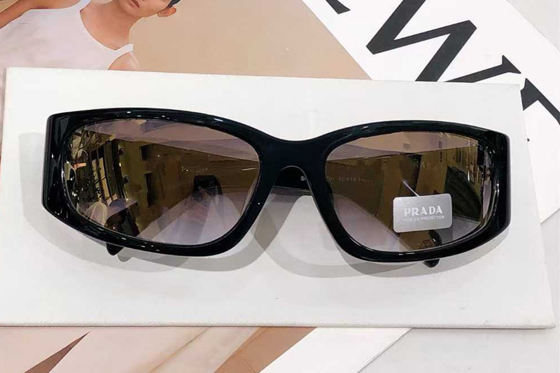 SPRA26 Sunglasses Black Gold Flash