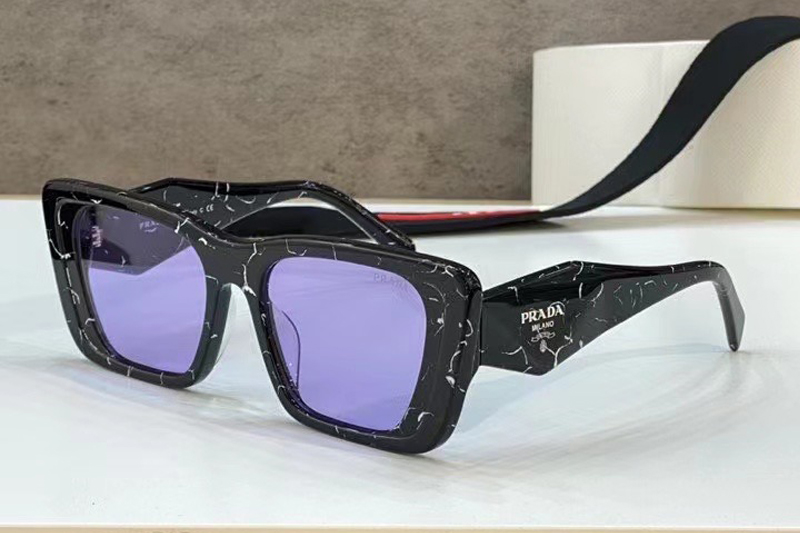 SPR 08Y-F Sunglasses Black Blue