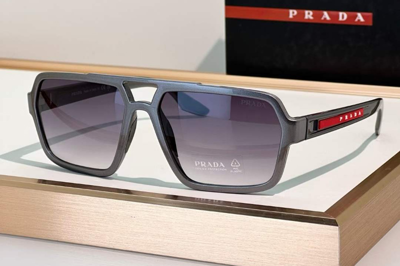 SPS01X Sunglasses Gray Gradient Gray