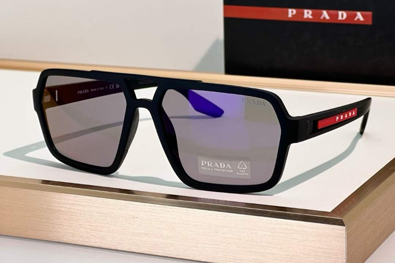 SPS01X Sunglasses Matte Black Purple