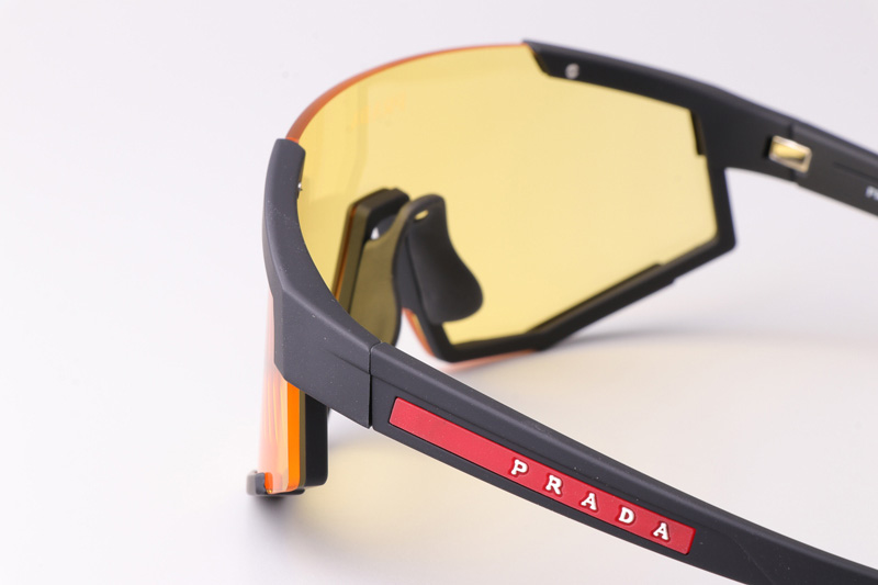 SPS04W-F Sunglasses Matte Black Yellow