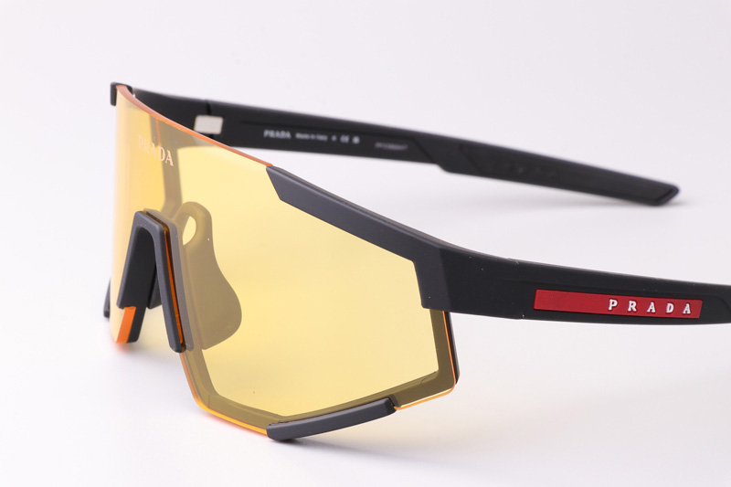 SPS04W-F Sunglasses Matte Black Yellow