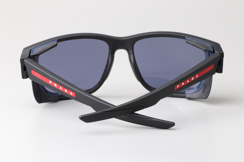 SPS07W Sunglasses Matte Black Blue