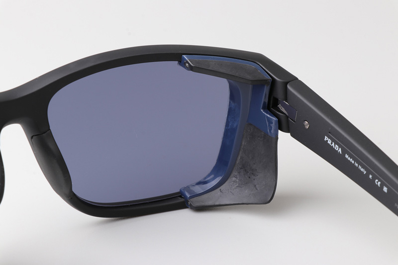 SPS07W Sunglasses Matte Black Blue