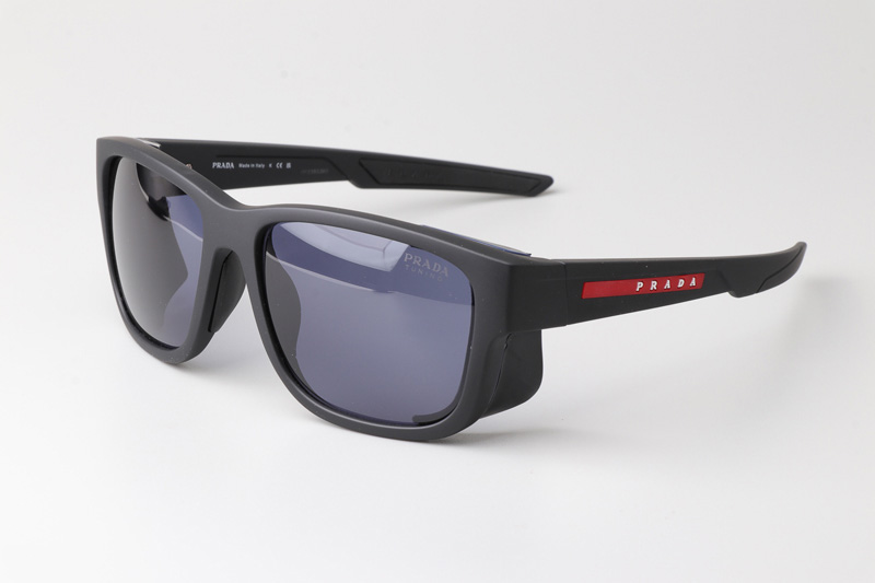 SPS07W Sunglasses Matte Black Blue